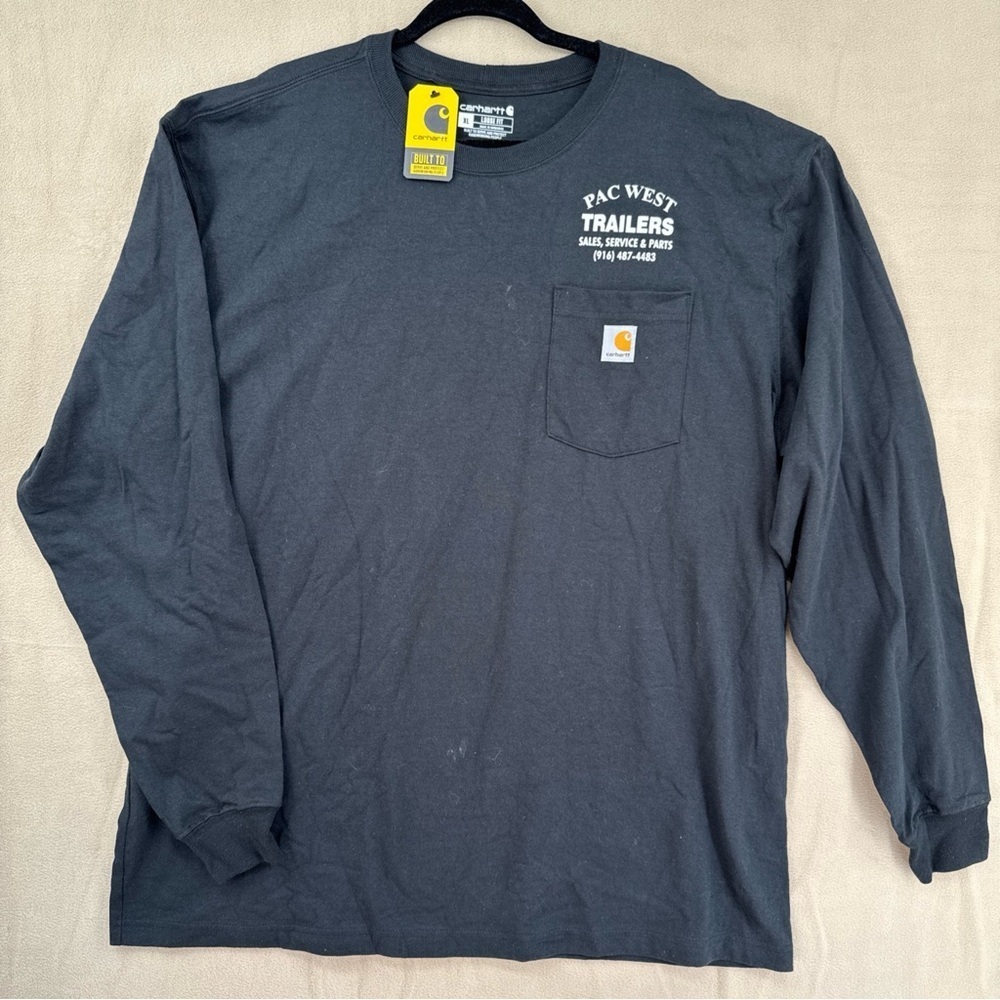 Carhartt Men's Gray Long Sleeve Shirt